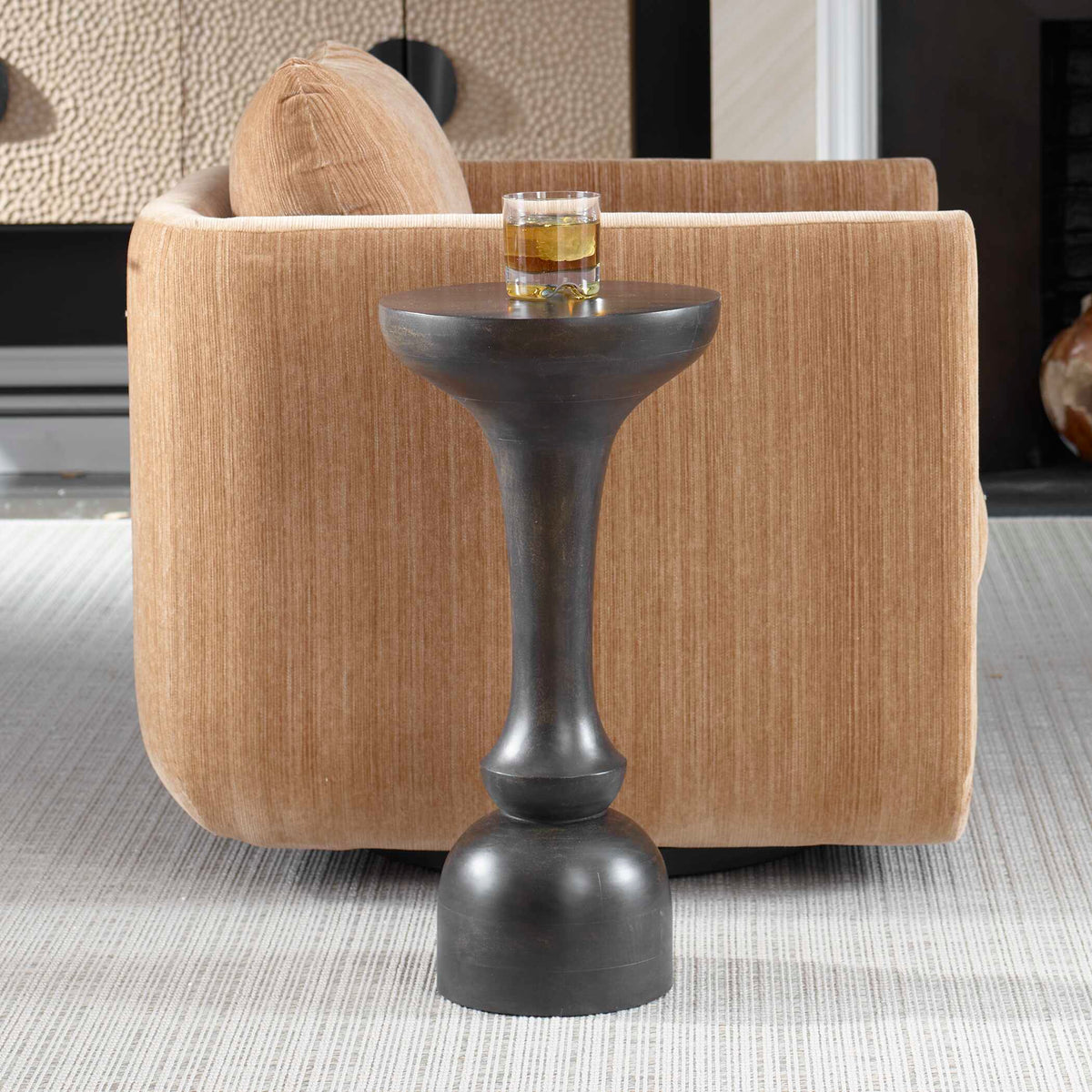 Gambit Hourglass Accent Table