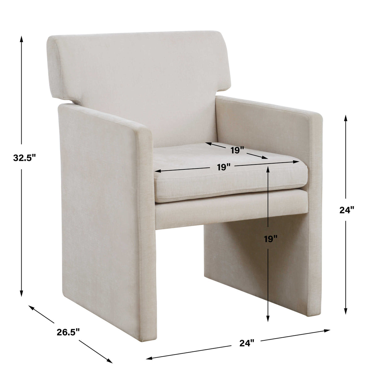 Colette Ivory Dining Chair
