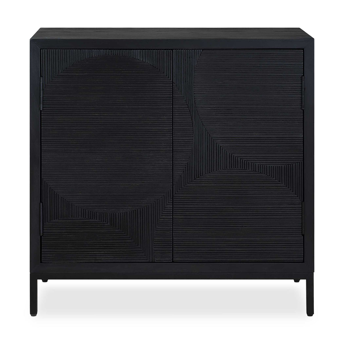 Beswick Black 2 Door Cabinet