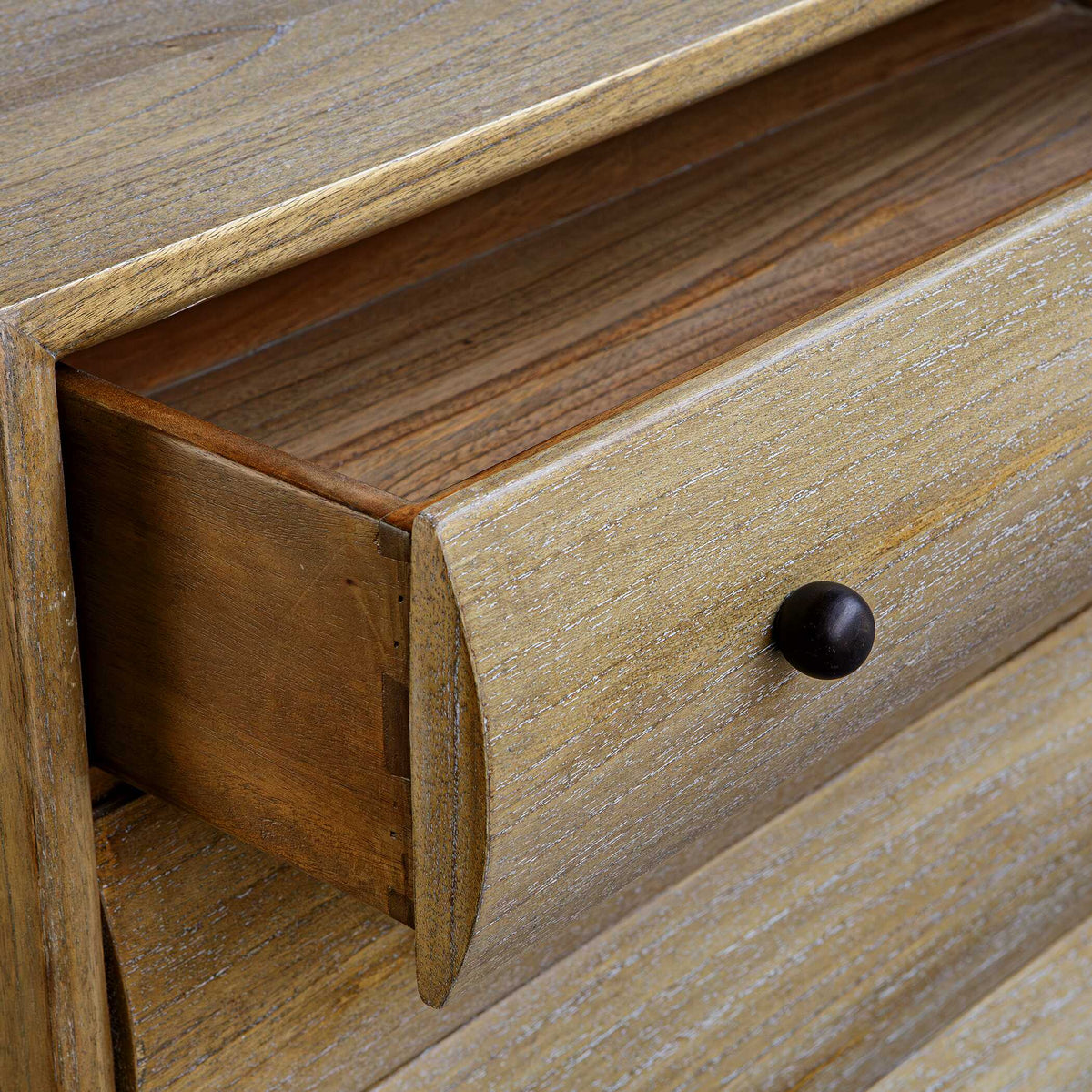 Millard Curved 4 Drawer Chest