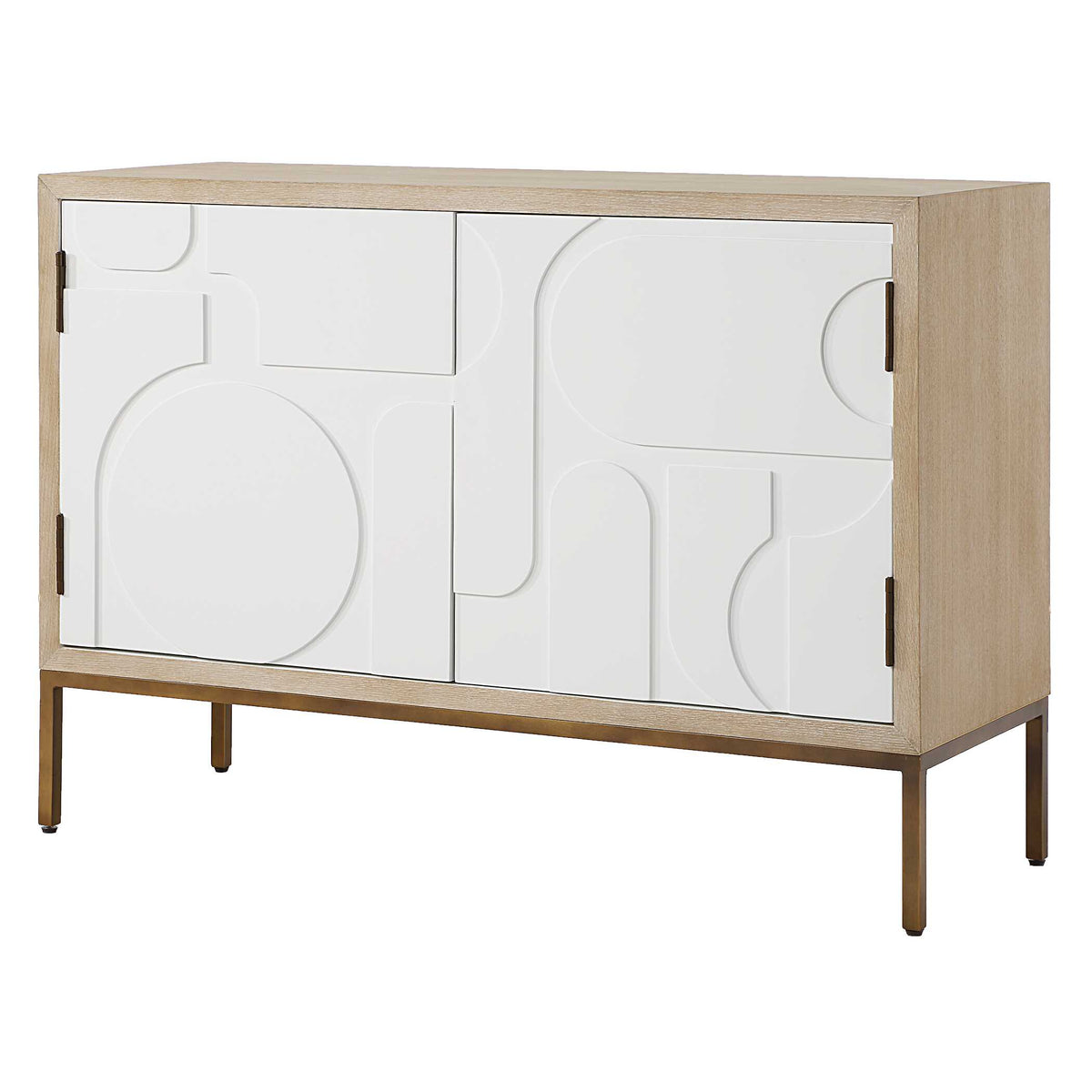 Weimar 2 Door White Cabinet
