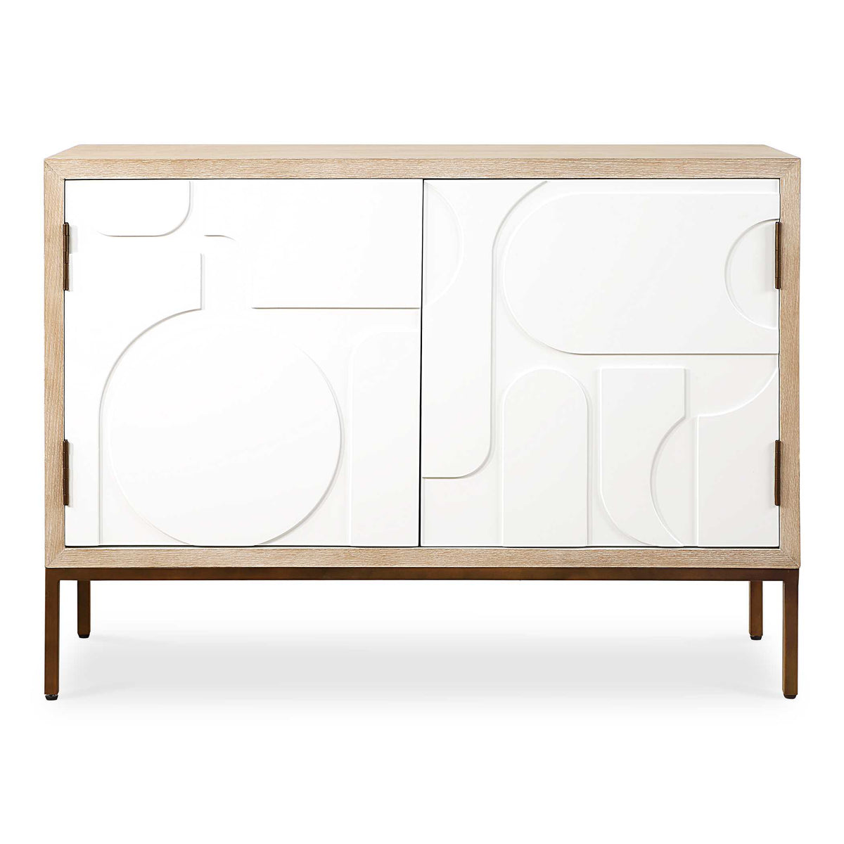 Weimar 2 Door White Cabinet