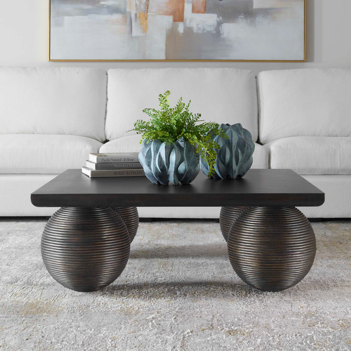 Kasson Sphere Leg Coffee Table