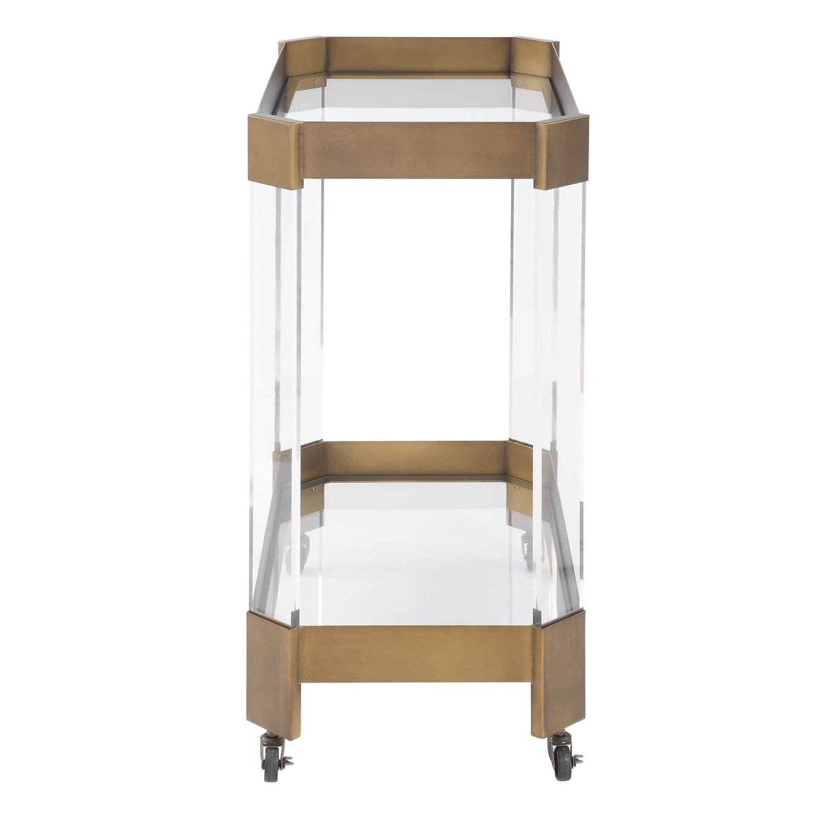 Giselle Bronze Bar Cart