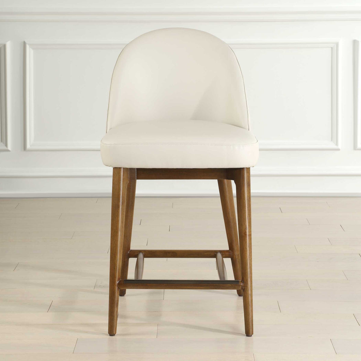 Stitches Leather Counter Stool