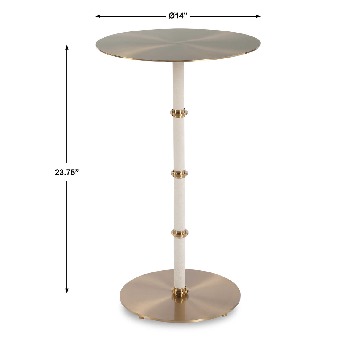 Cyprus Brass Accent Table