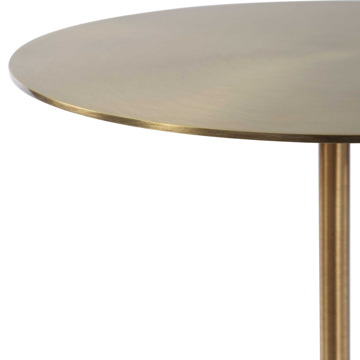 Verlin Brass Drink Table
