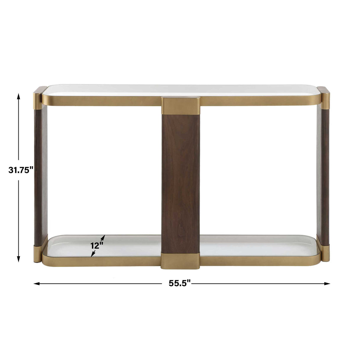 Ryles Glass Console Table