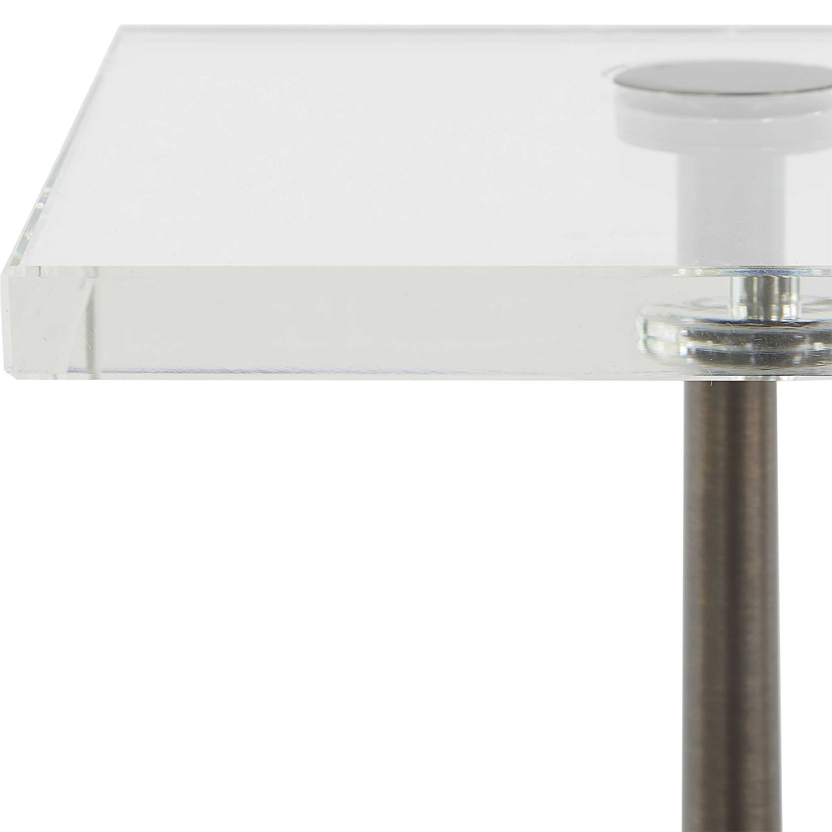 Pelton Marble Glass Drink Table