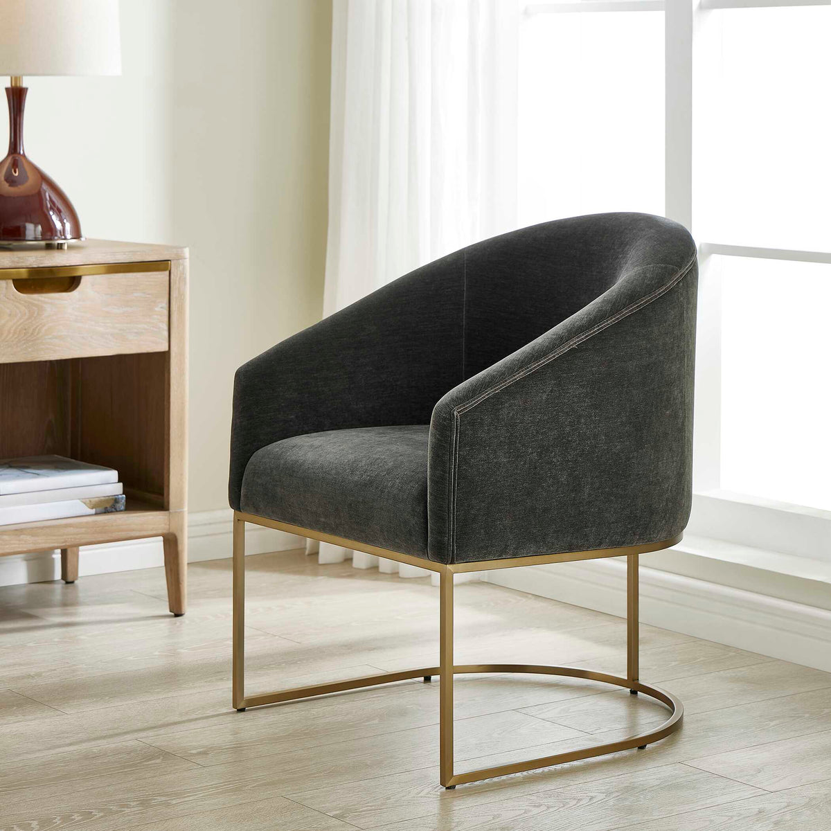 Hanni Charcoal Dining Chair