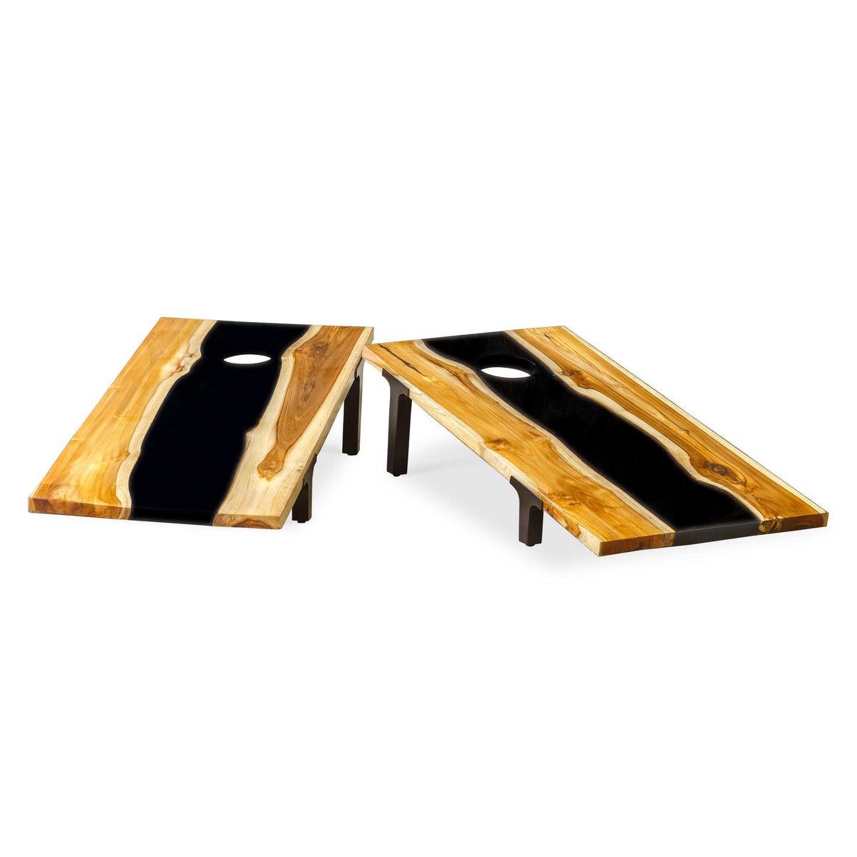 Clearwood Black Cornhole Game Set/2