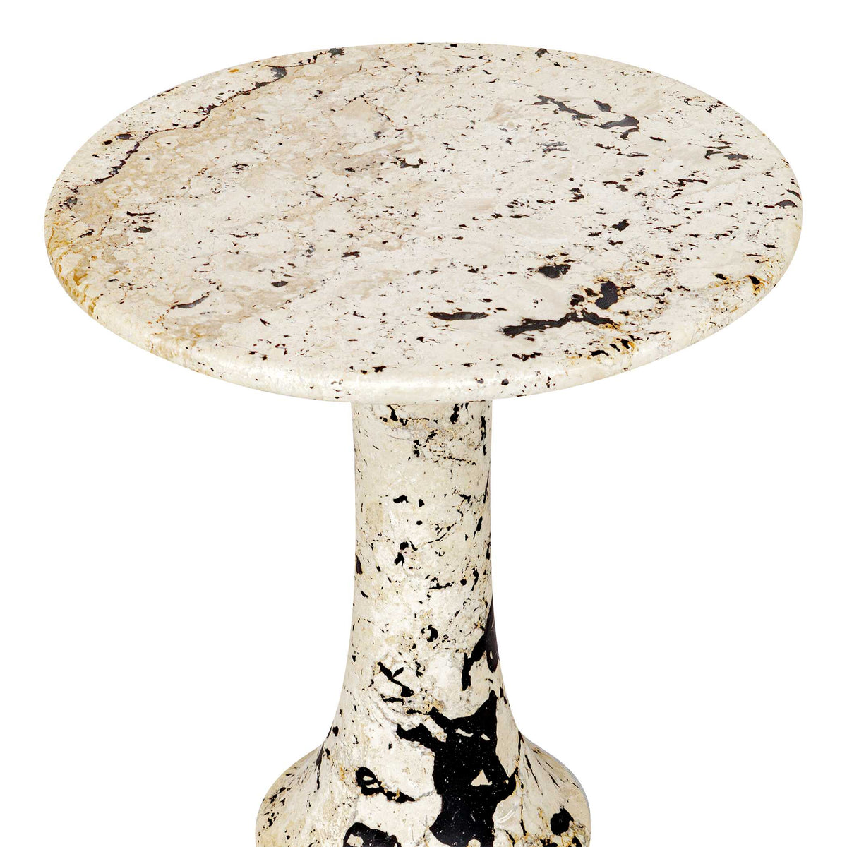 Cadas Indoor-Outdoor Stone Side Table
