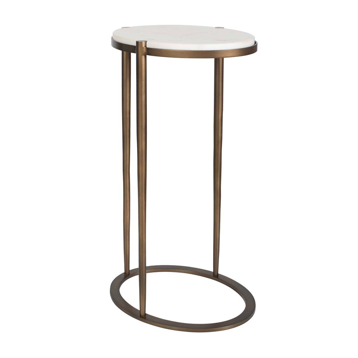 Mercier Round Marble Accent Table
