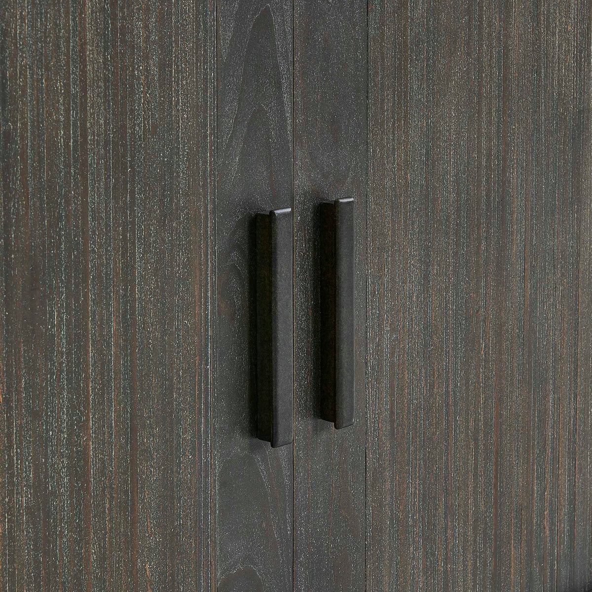 Drury 2 Door Dark Gray Cabinet