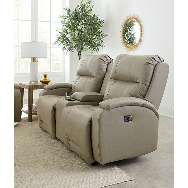 Maverly Rocker Console Loveseat