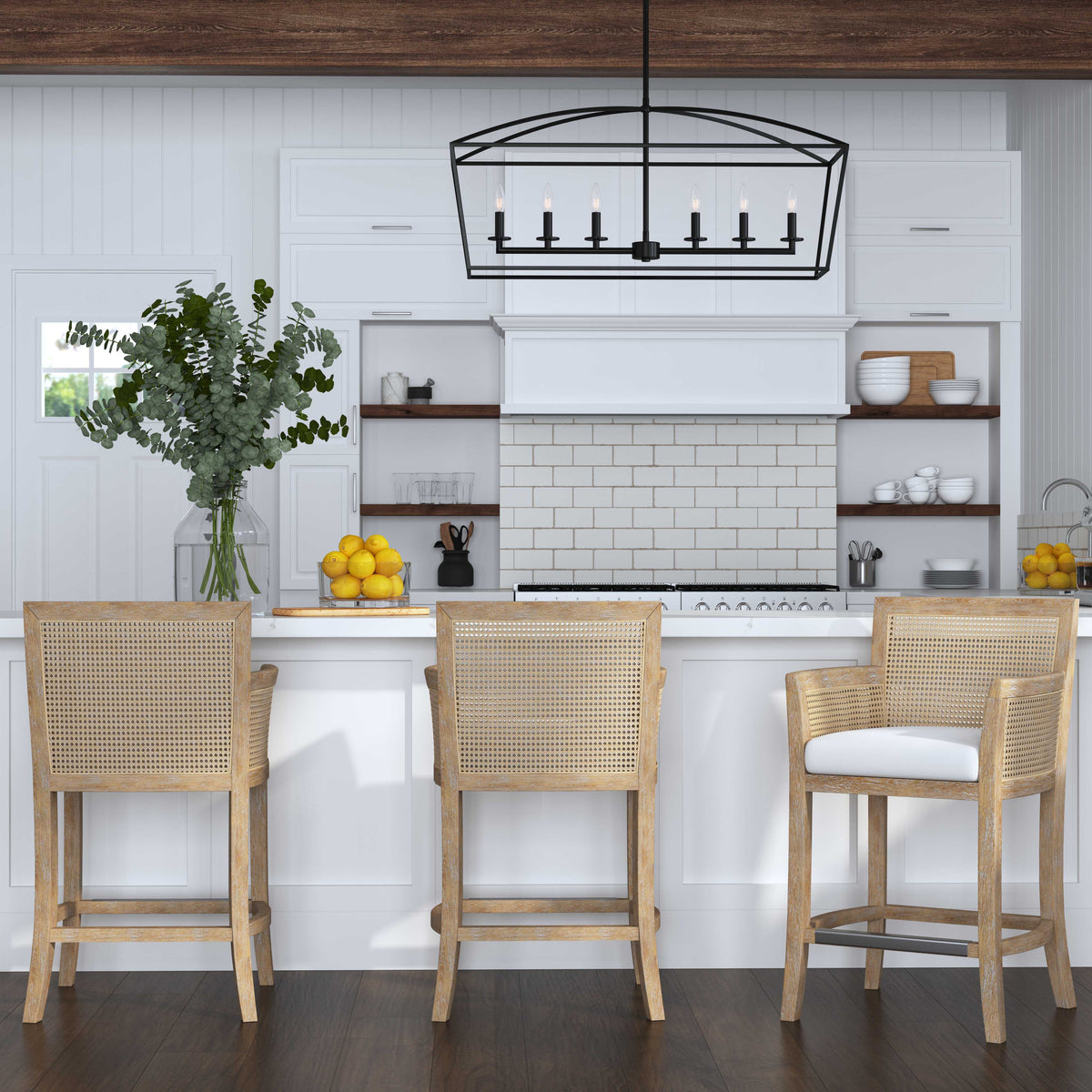 Clayton 6 Light Linear Chandelier