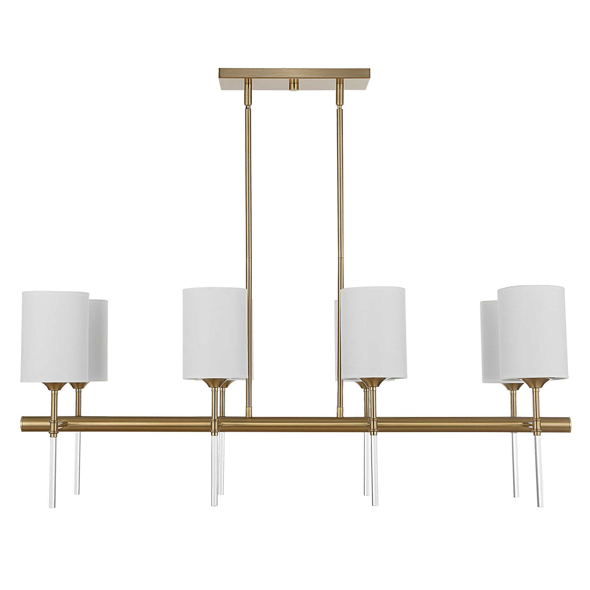 Awyr 8 Light Linear Chandelier