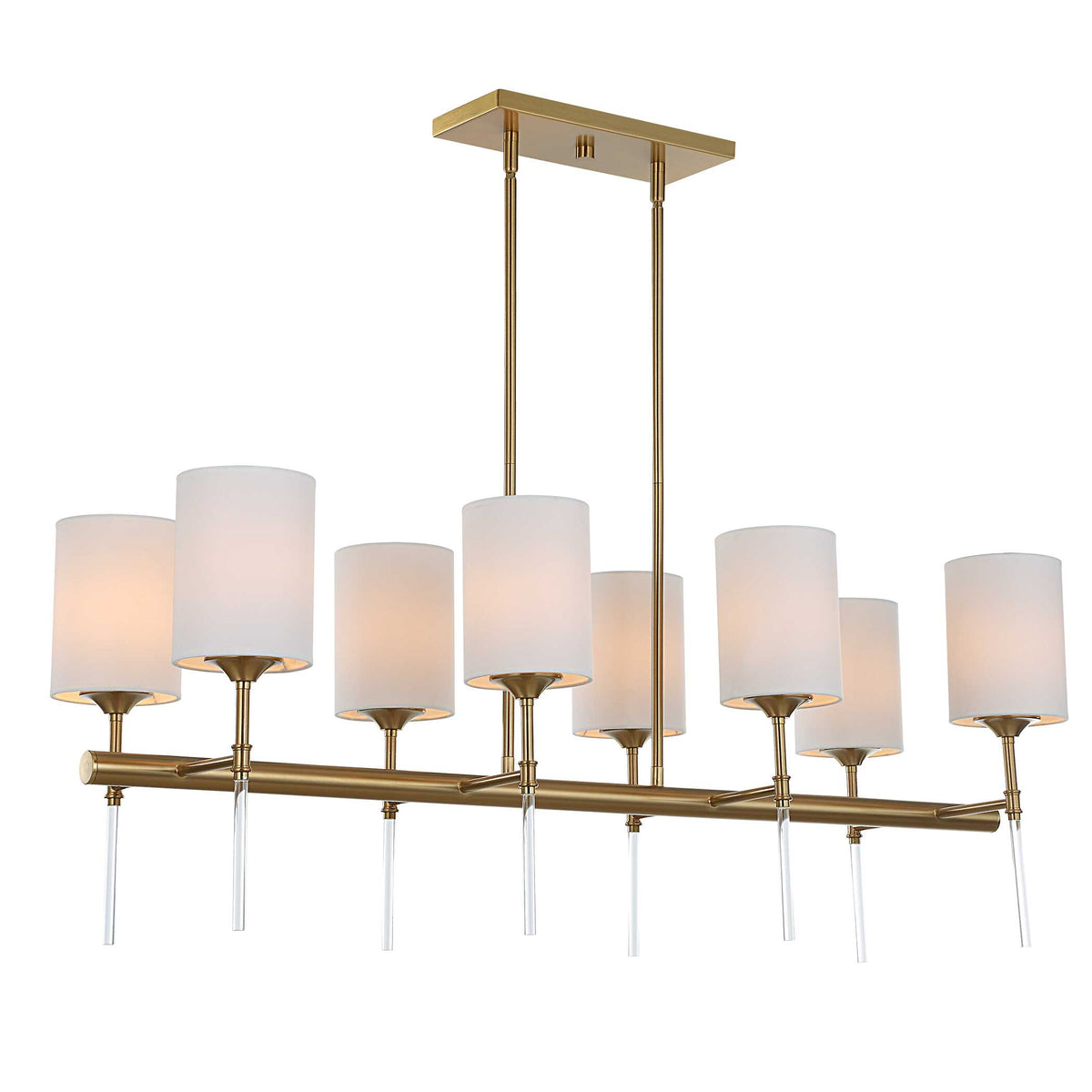 Awyr 8 Light Linear Chandelier