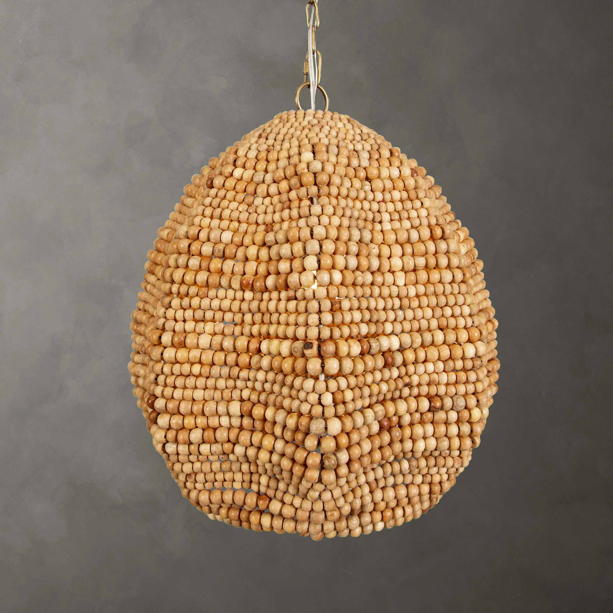 Kauri Wooden Bead Pendant