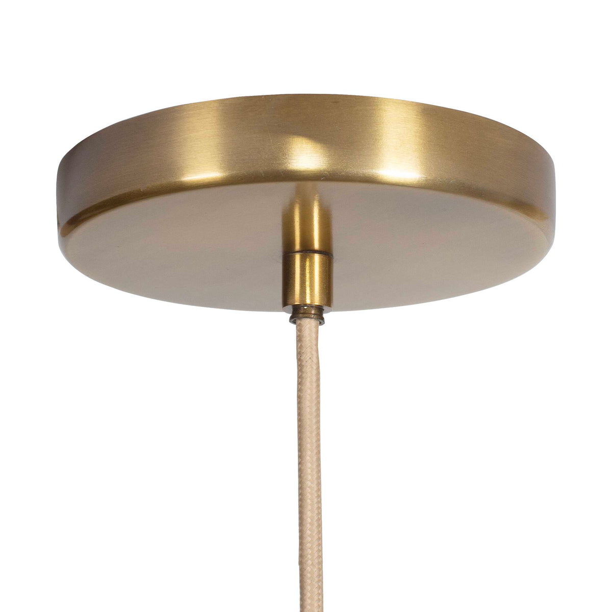 Sigh Woven Brass 1 Light Pendant