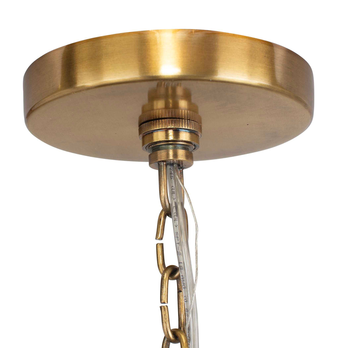 Crocker Brass 1 Light Mini Pendant
