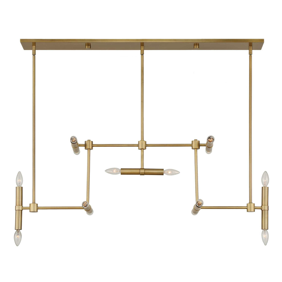 Cadre 14 Light Modern Linear Pendant