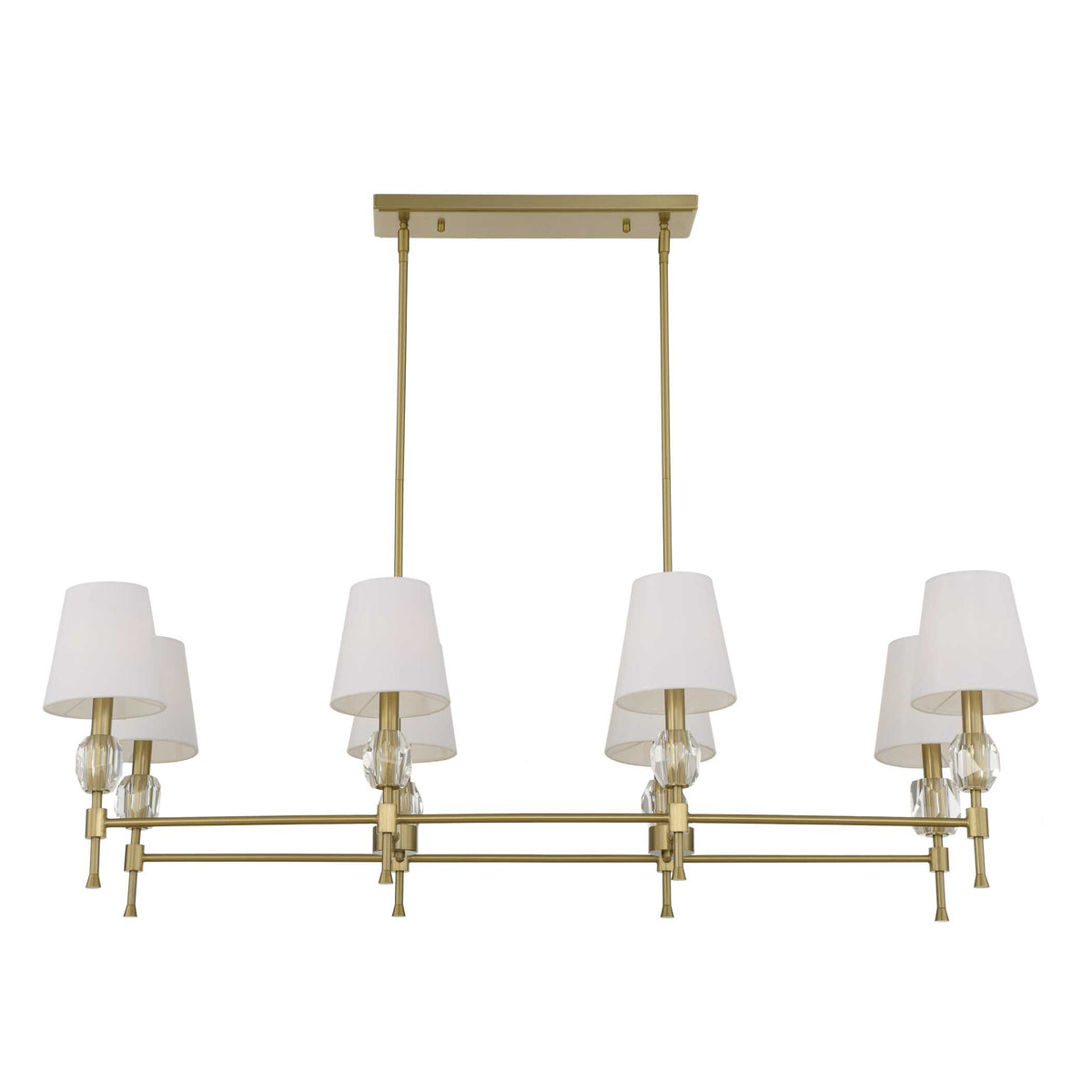 Arques 8 Light Linear Chandelier