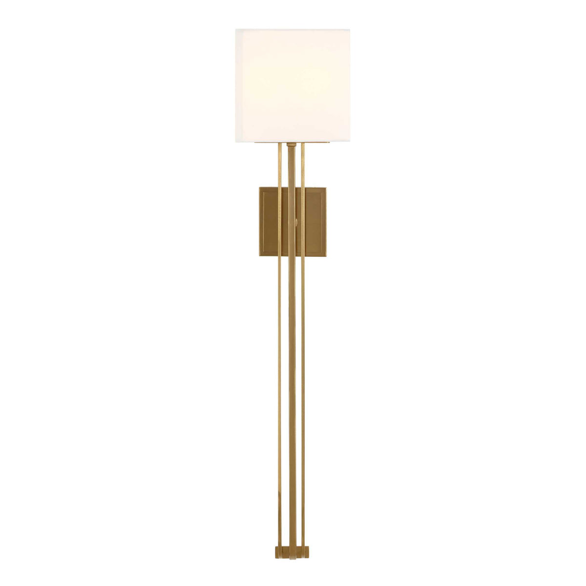 Trenton 2 Light Brass Sconce