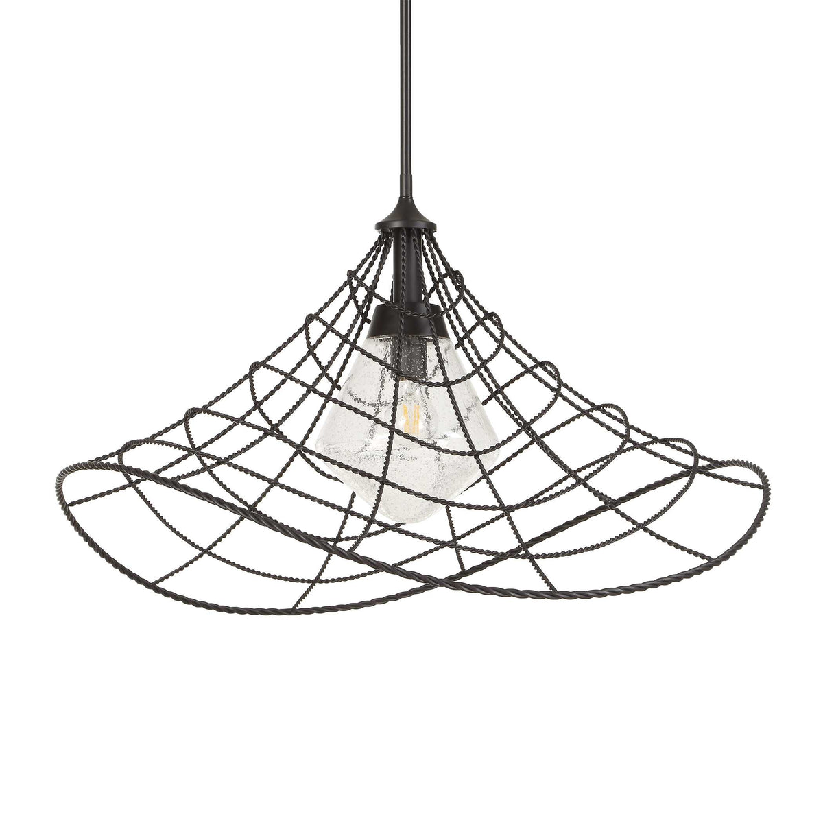 Whirlwind 1 Light Indoor-Outdoor Pendant