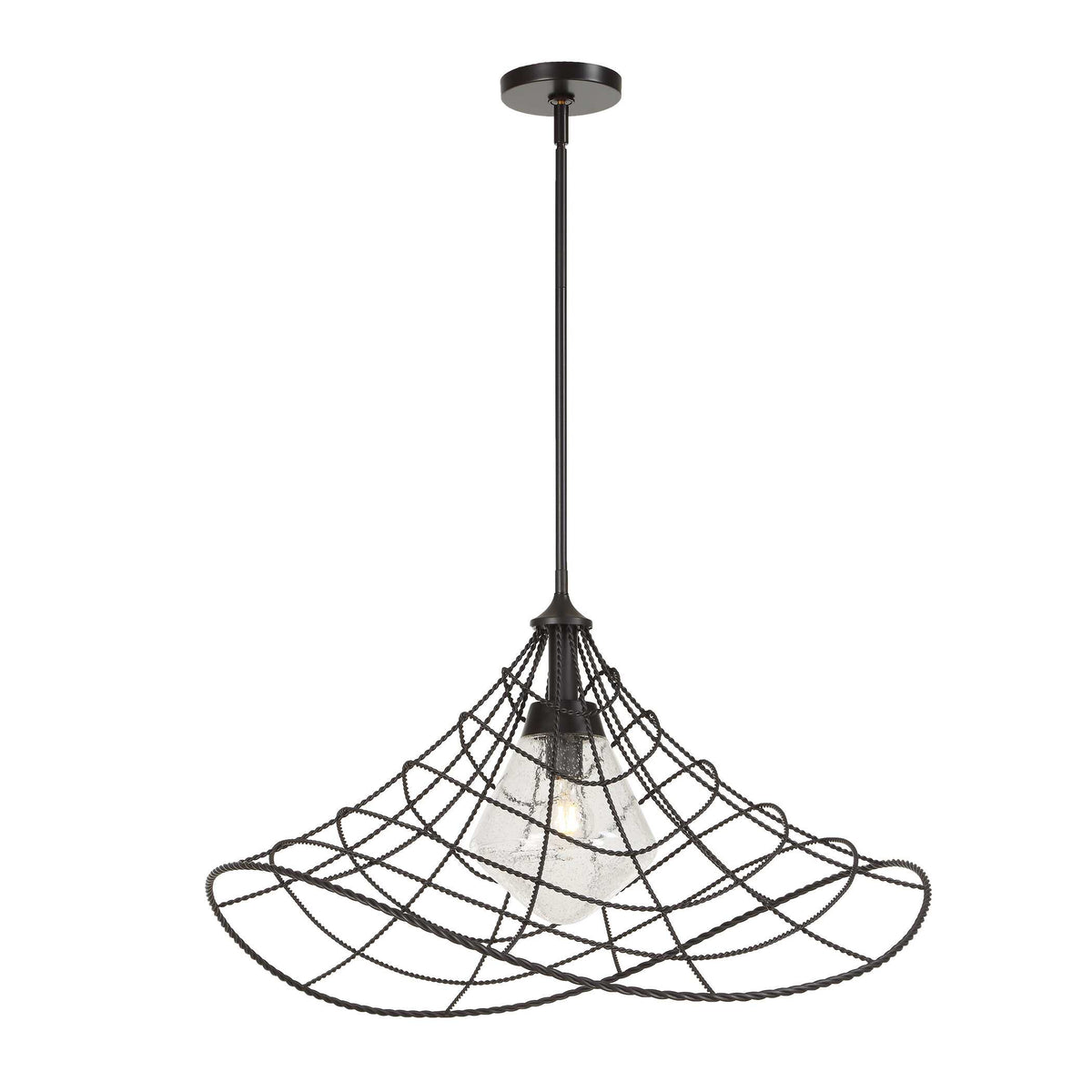 Whirlwind 1 Light Indoor-Outdoor Pendant