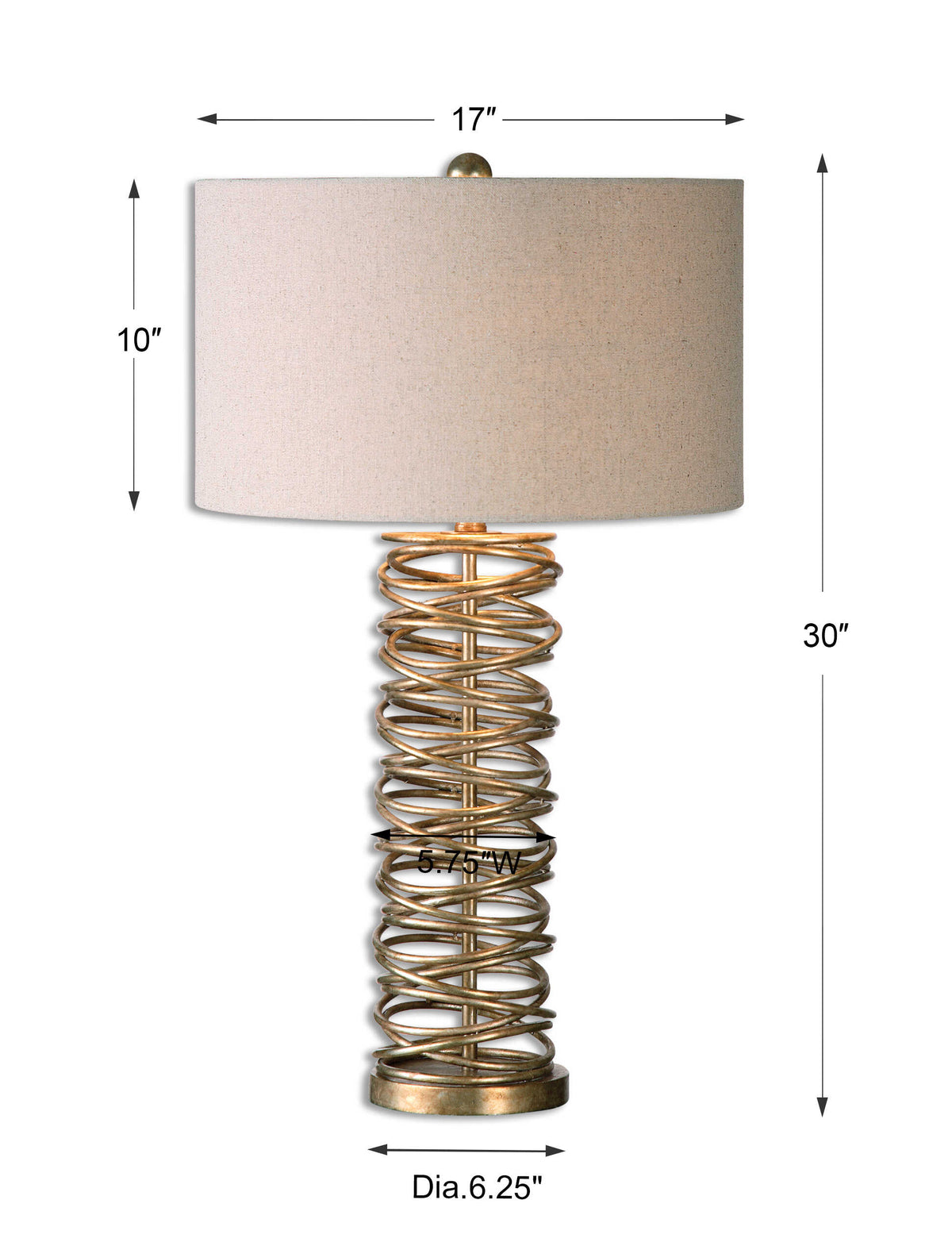 Amarey Metal Ring Table Lamp