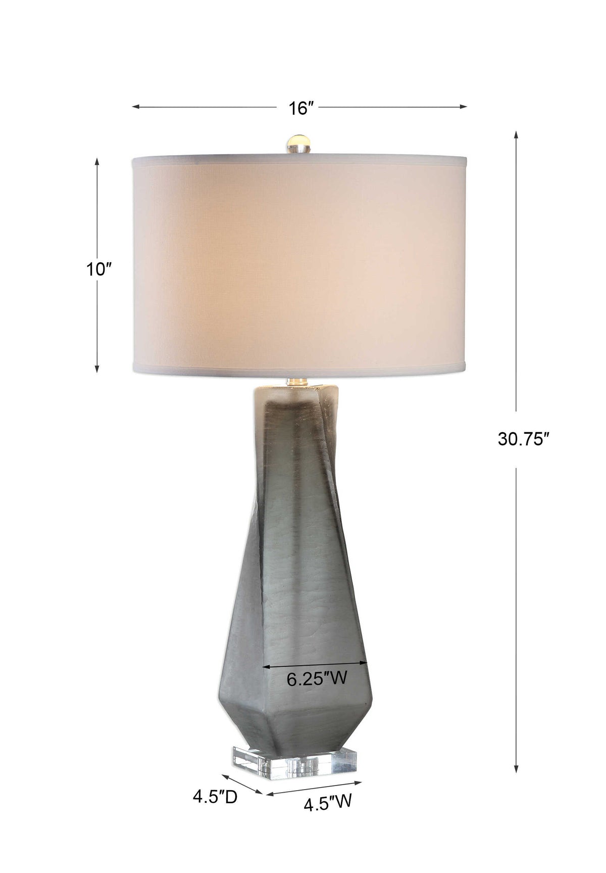 Anatoli Charcoal Gray Table Lamp