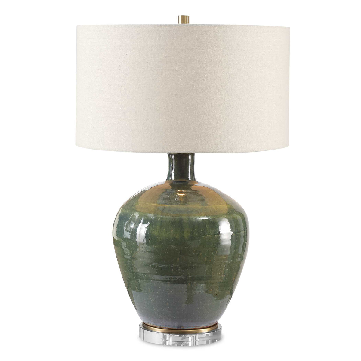 Elva Emerald Table Lamp