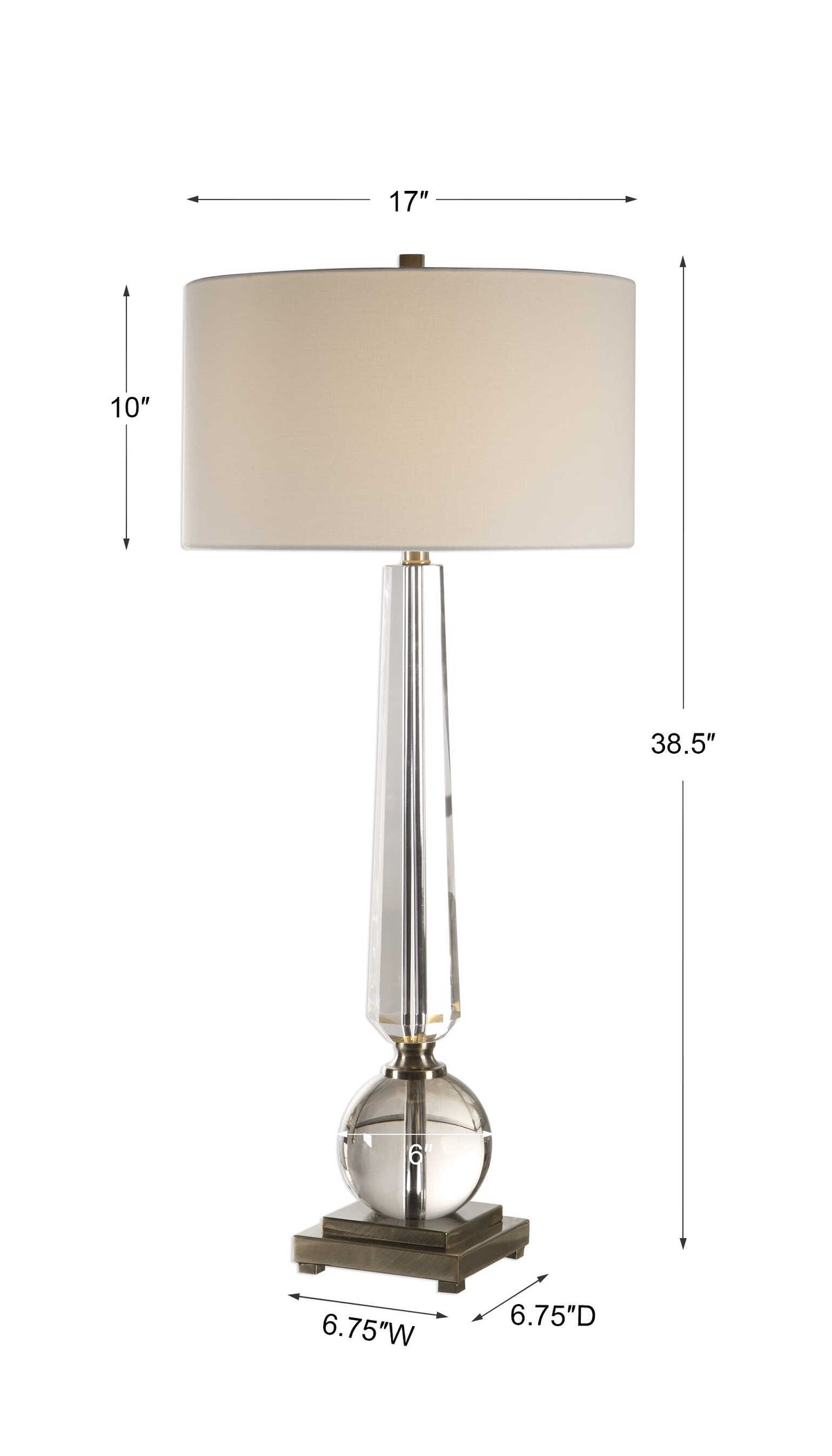 Crista Crystal Lamp
