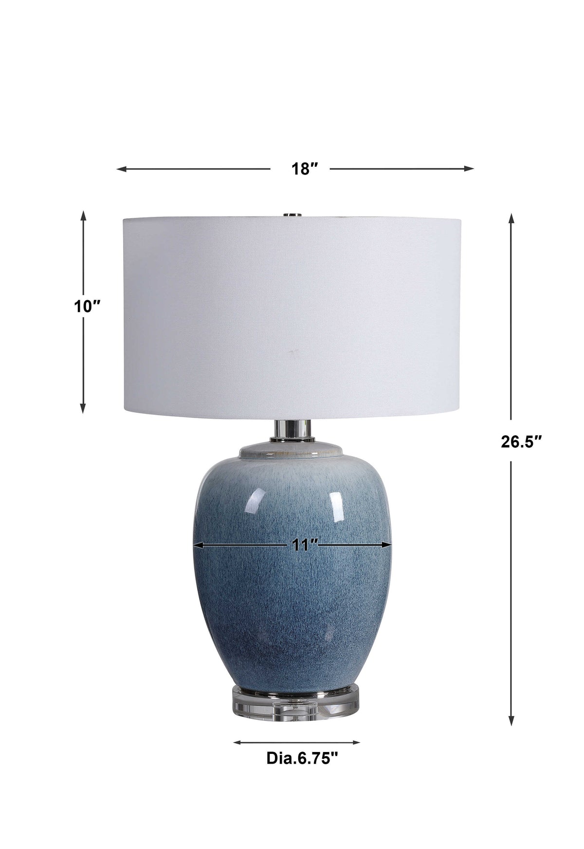 Blue Waters Ceramic Table Lamp