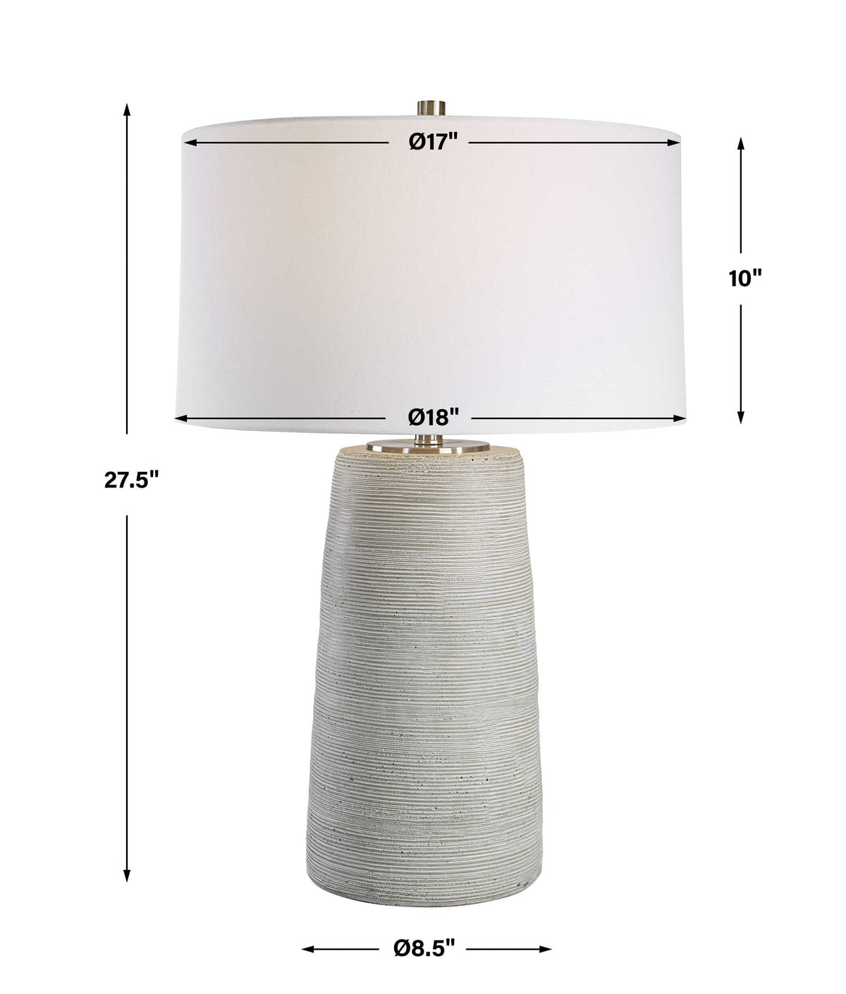 Mountainscape Ceramic Table Lamp