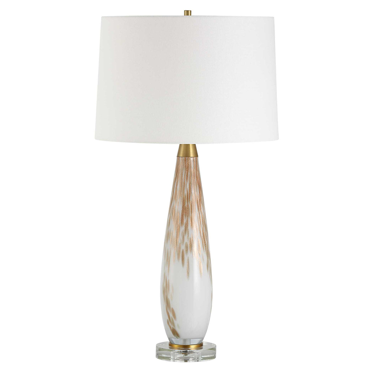 Lyra White & Gold Table Lamp