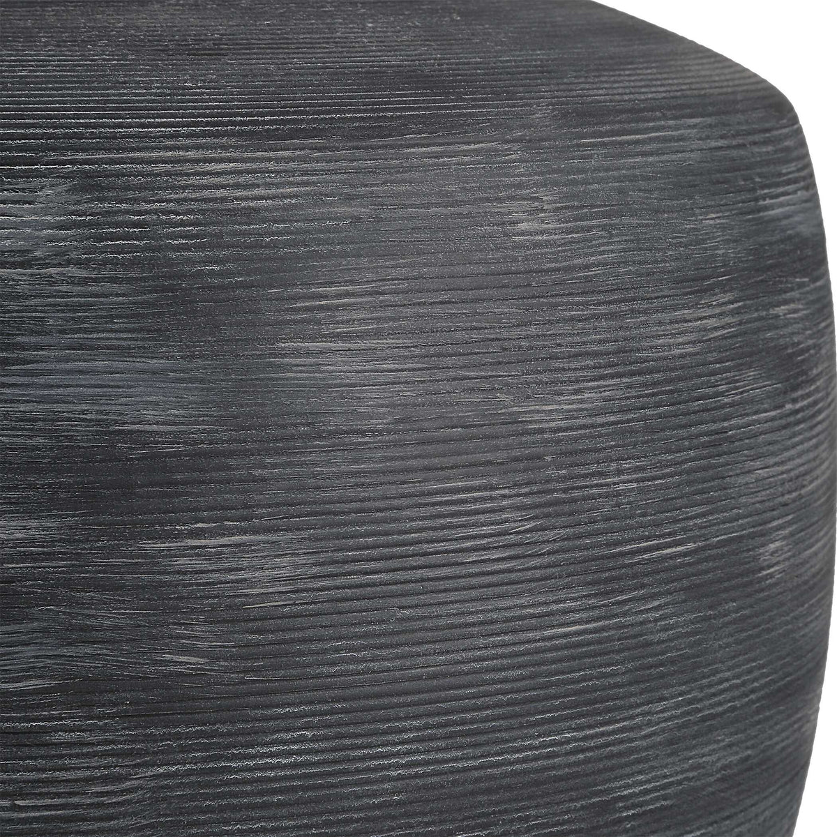 Graphite Ribbed Table Lamp