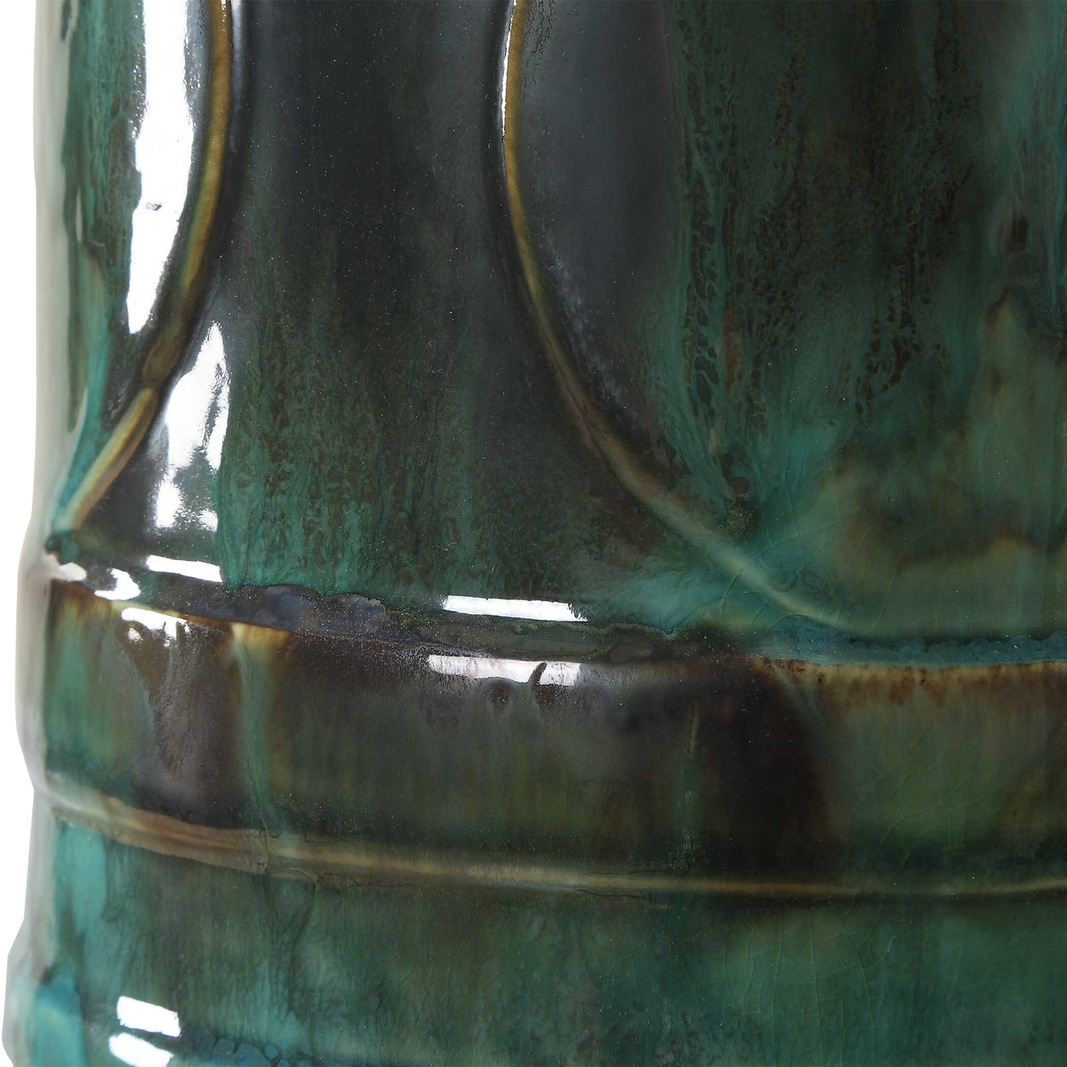 Loch Green Glaze Table Lamp