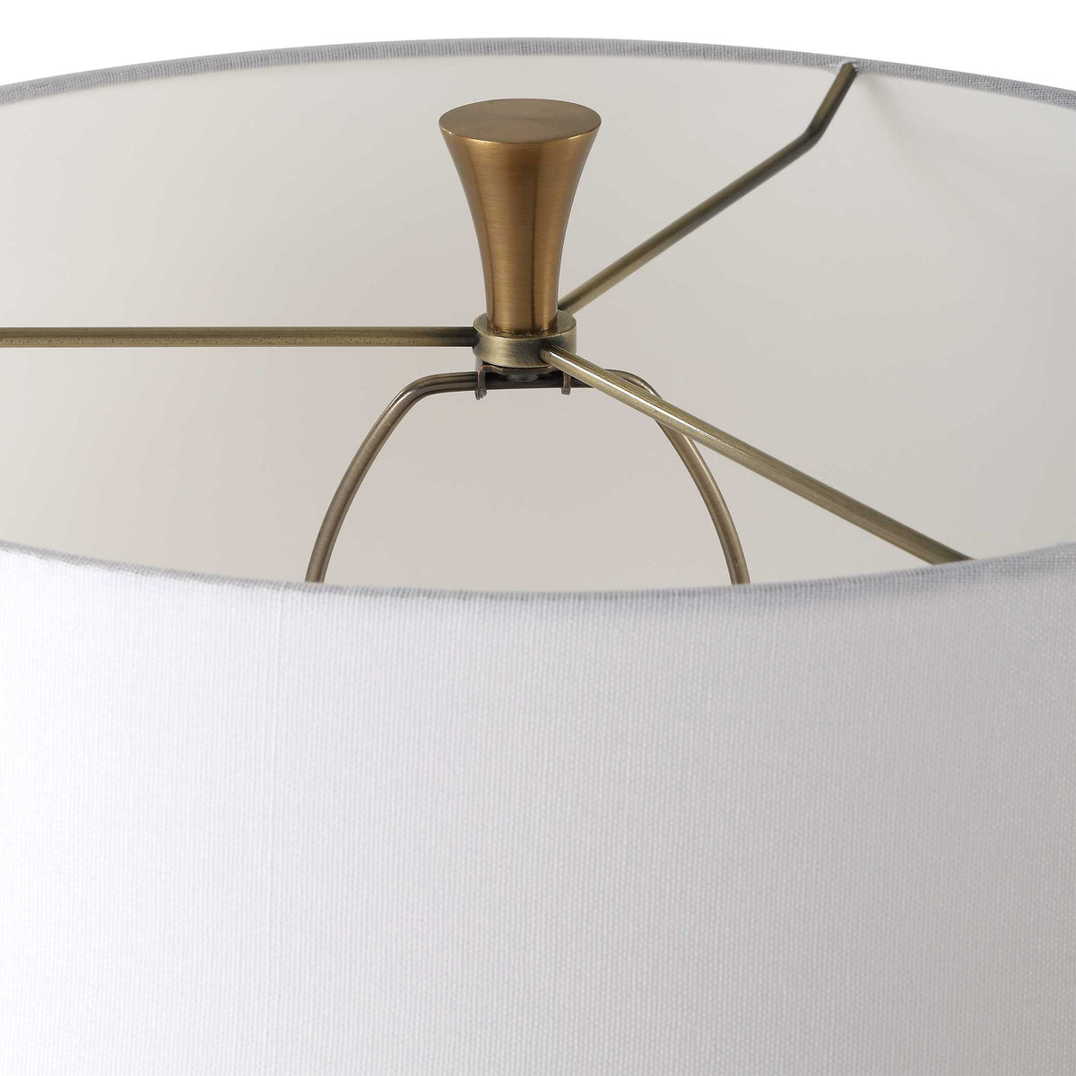 Colette White Stone Floor Lamp