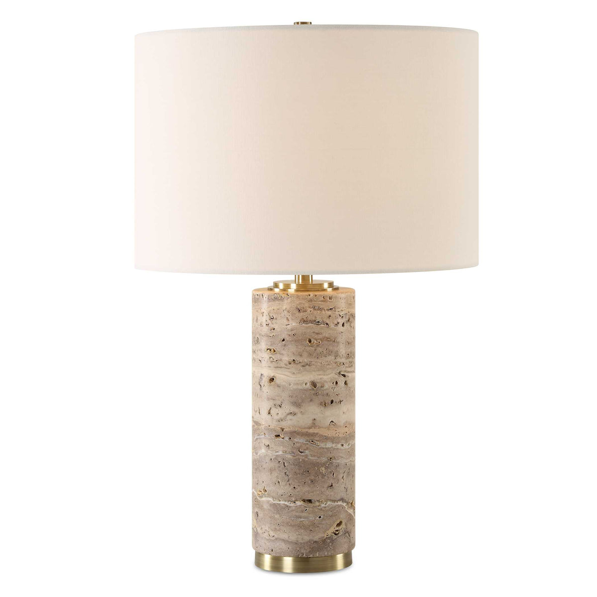 Cortado Travertine Table Lamp