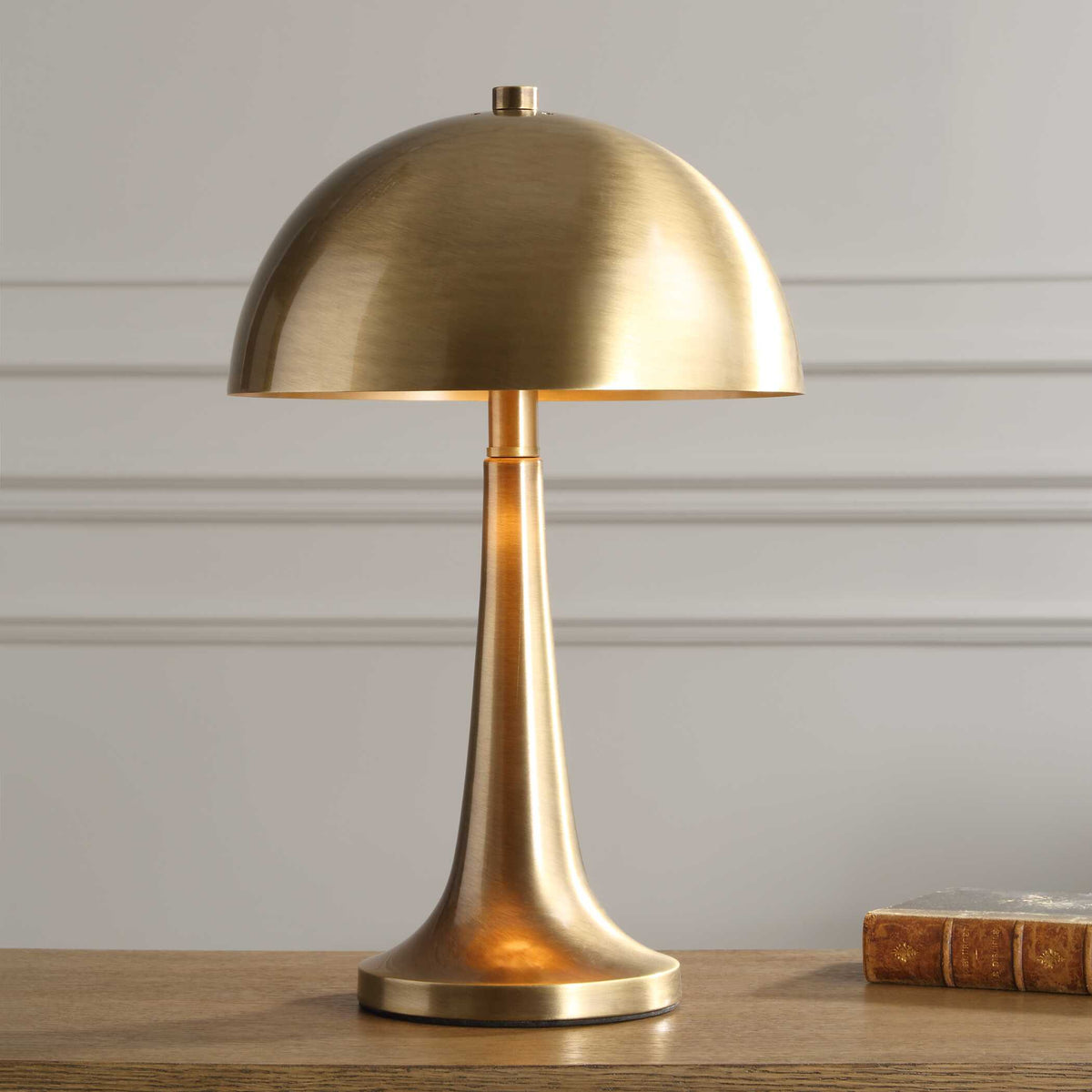 Dame Brass Table Lamp