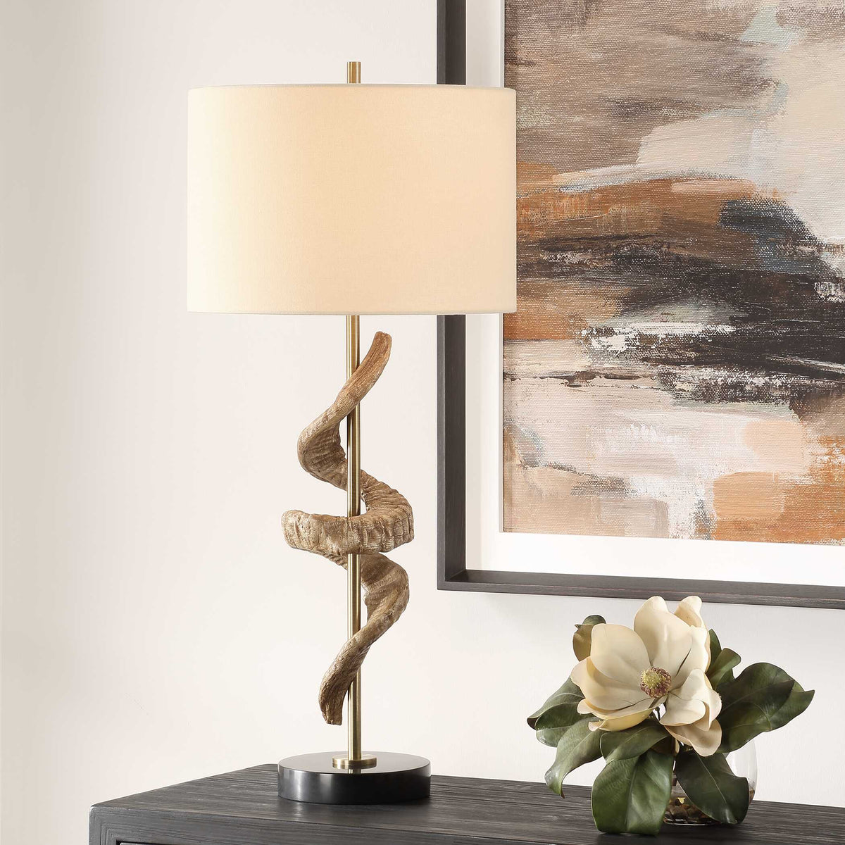 Rams Horn Table Lamp