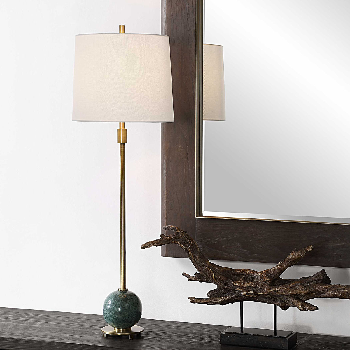 Bledel Brass Buffet Lamp