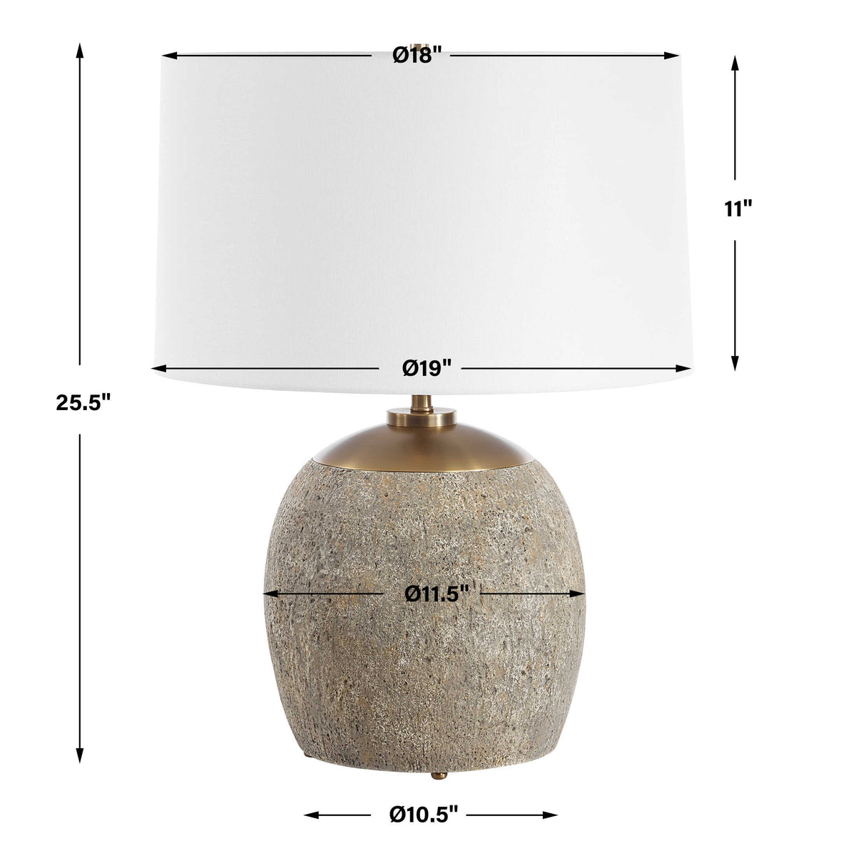 Raylan Textured Table Lamp