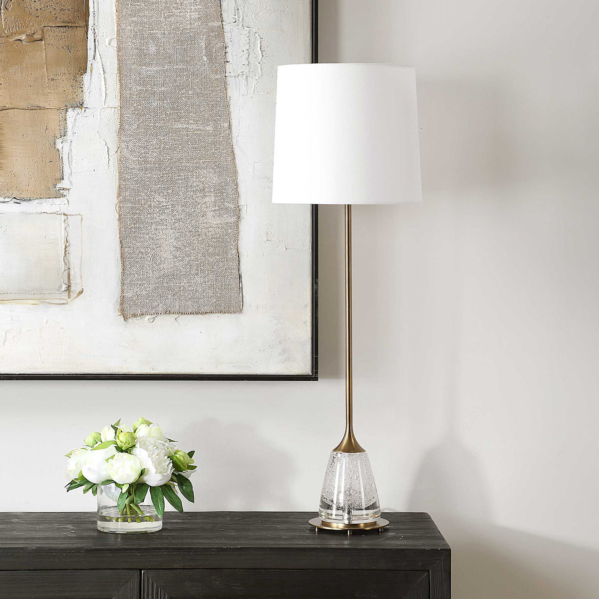 Alistair Brass Buffet Lamp