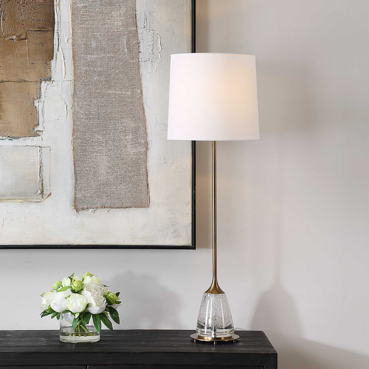 Alistair Brass Buffet Lamp