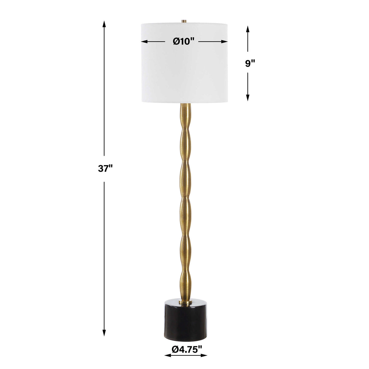 Ezra Brass Buffet Lamp