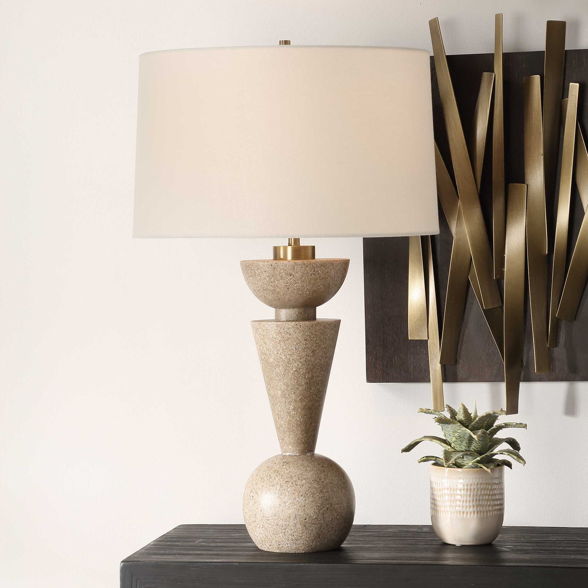 Cullum Geometric Table Lamp