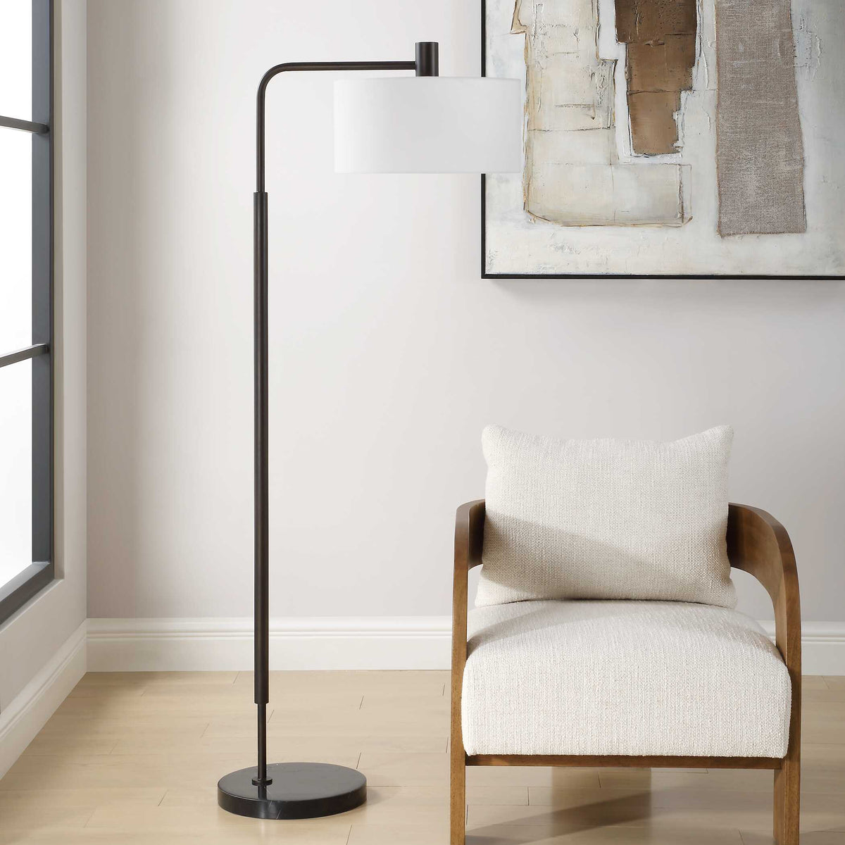 Richie Black Floor Lamp